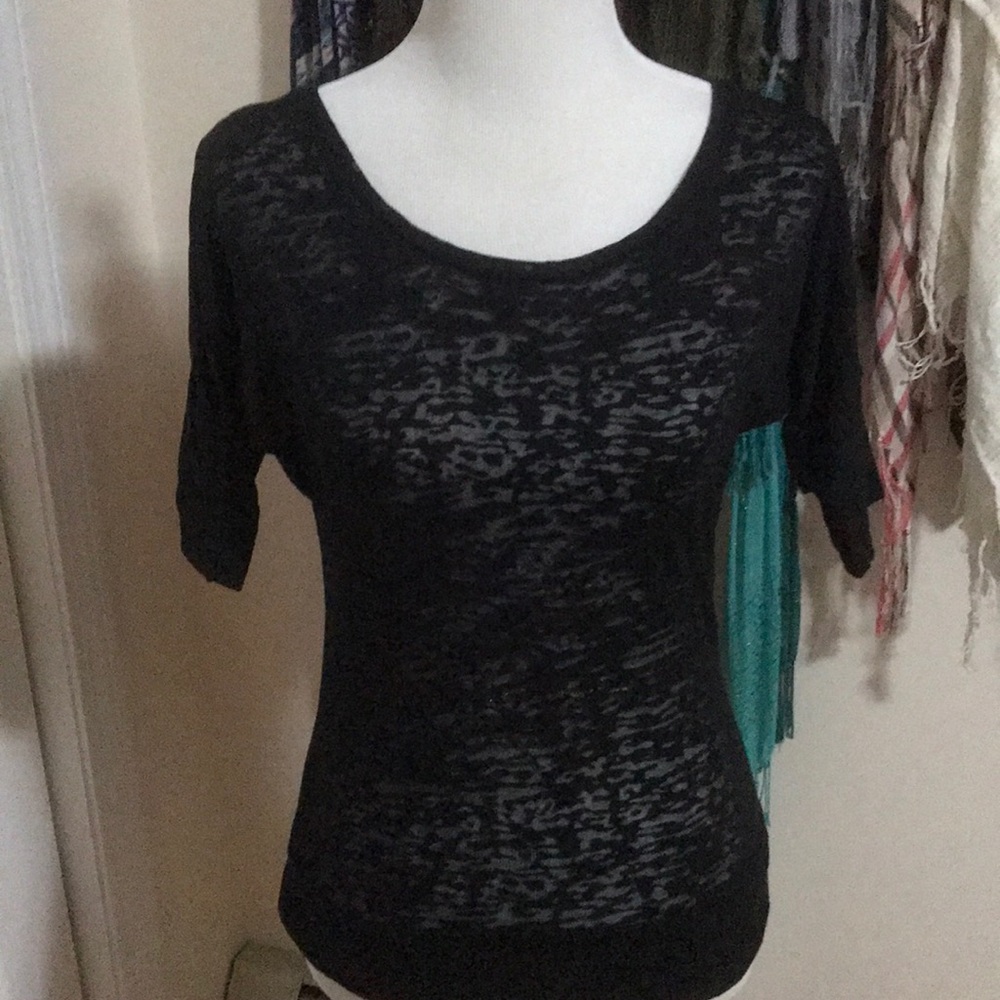 Burnout short sleeve top